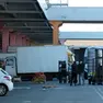 Uno scarico merci al Maap