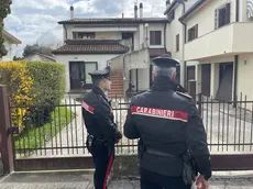 I carabinieri sul luogo del delitto
