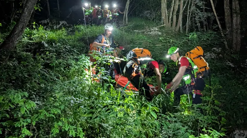 Un intervento del Soccorso alpino (foto d'archivio)