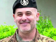 Matteo Ambu con la divisa dell'Esercito