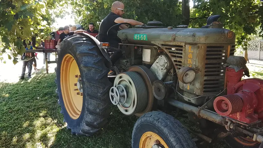 Un lavoratore agricolo