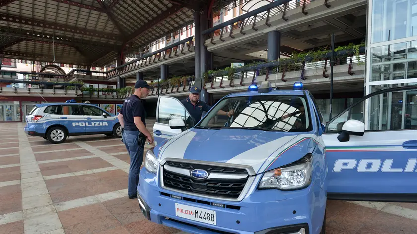 La polizia al Biscione di Conegliano