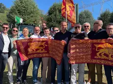 La foto pubblicata da Stefano Trubian e scattata a Pontida