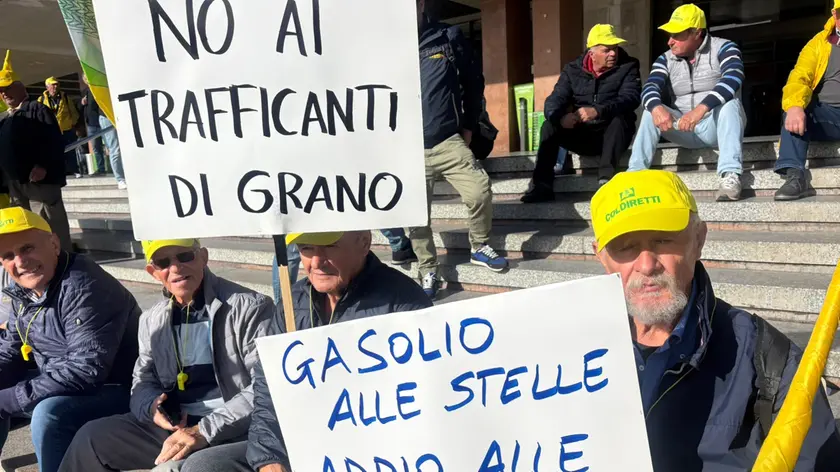 La protesta della Coldiretti a Venezia