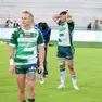 La delusione dei biancoverdi al termine del match (FotoFilm)