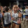 Gabi festeggia la vittoria contro Scandicci