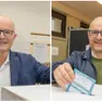 Gino Rugolo, sindaco di Cavaso del Tomba, e Paolo Mares, sindaco di Castelcucco, alle urne