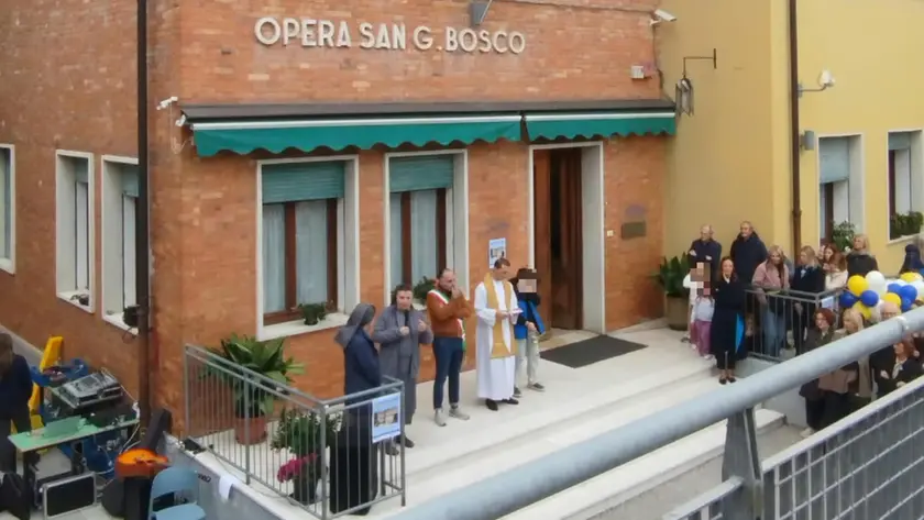 La festa di inaugurazione delle medie alla Maria Ausiliatrice