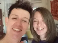 Diana Corò con la figlia Samantha, morta a 17 anni
