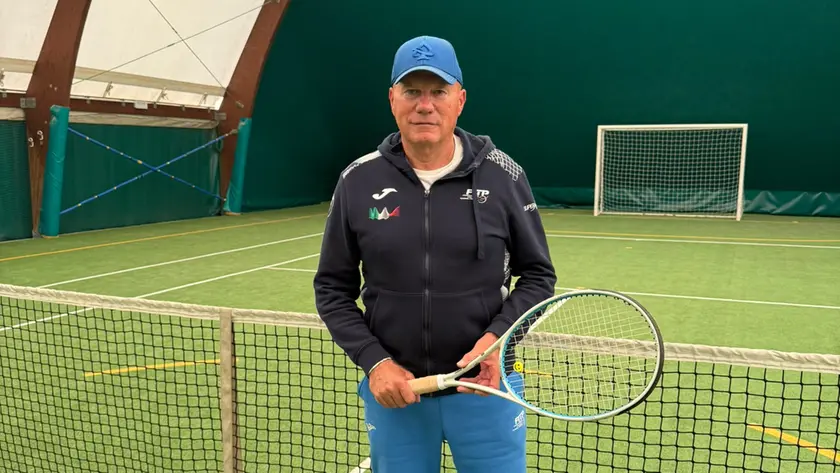 Il maestro di tennis Antonello Bottacin