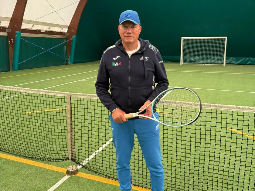 Il maestro di tennis Antonello Bottacin