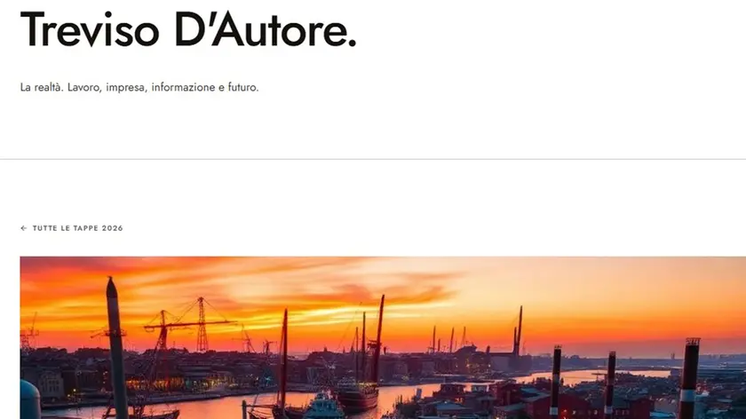 La pagina dedicata all’evento a Treviso a metà novembre