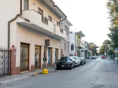 Il tratto di via Romana dove si è verificato il malore (Bonaventura)