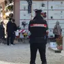 I carabinieri in cimitero