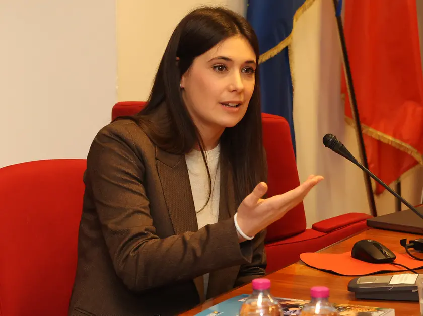 Marta Novello ad un evento organizzato dall'Ulss 2