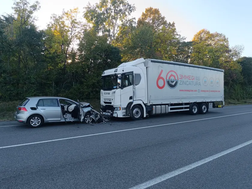 L'incidente sulla Pontebbana