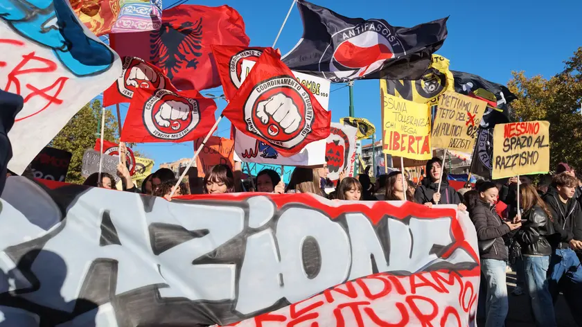 La manifestazione a Mestre, venerdì 30 ottobre (foto Pòrcile)