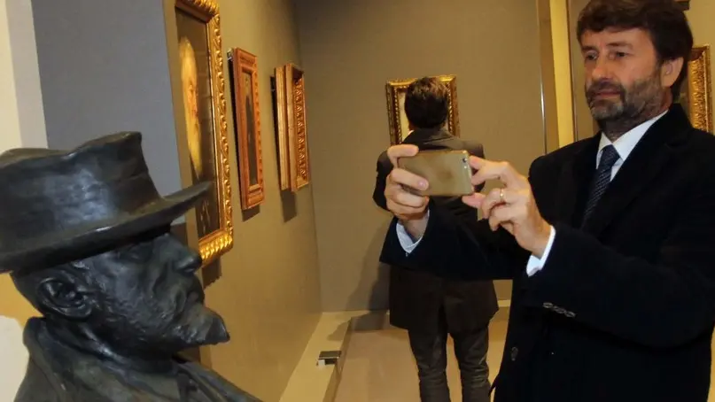 Il ministro Franceschini all'inaugurazine del Bailo