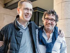 Il sindaco Fabio Chies e Claudio Toppan, probabile vicesindaco nella nuova giunta (Foto Macca-Mescolotto)