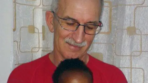 DeMarchi Crespano dott. Aurelio Tommasi con bambino Aurelio adottato