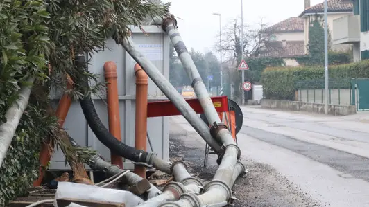 ZAGO AG.FOTOFILM TREVISO CANTIERE IN STRADA S. BONA VECCHIA