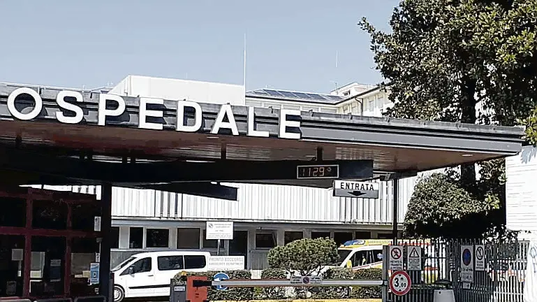 L'ospedale di Conegliano dove è stato portato il giovane ciclista