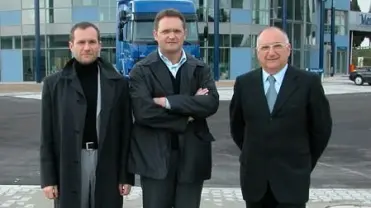 Da sinistra Giovanni, Ruggero e Francesco Carraro