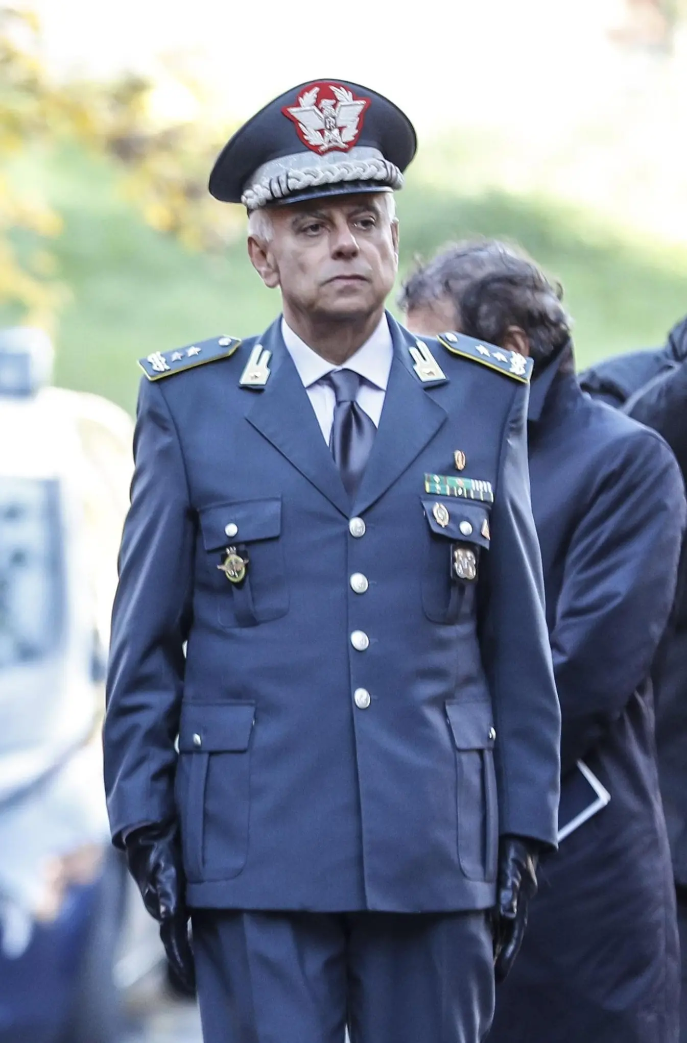 Il gen. Gennaro Vecchione durante l'inaugurazione dell'anno accademico della scuola di perfezionamento delle forze di polizia, Roma, 28 novembre 2017. ANSA/GIUSEPPE LAMI