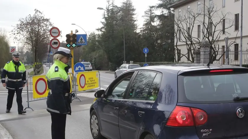 Agostini Treviso blocco del traffico
