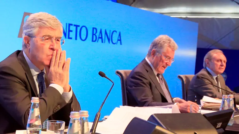 Ferrazza Venegazzù assemblea soci Veneto Banca 2014