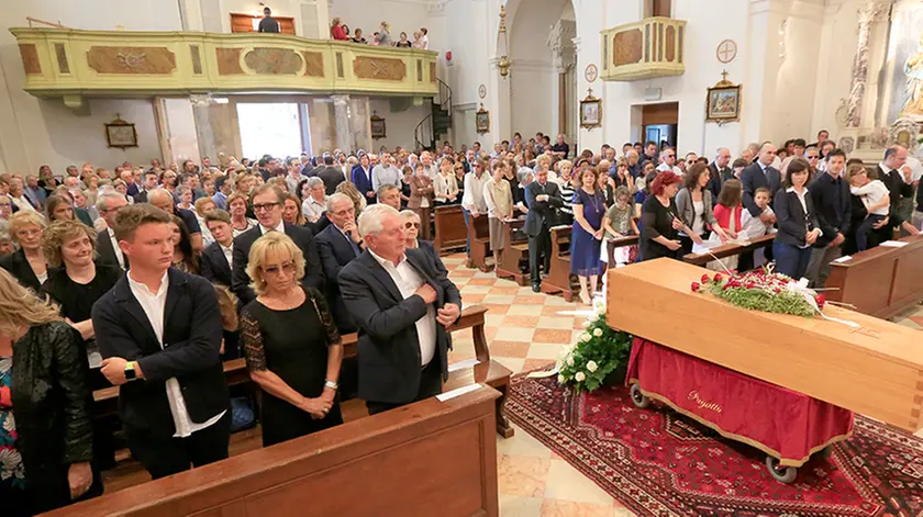 Borghesi Giavera funerale di Bruno Lazzarin