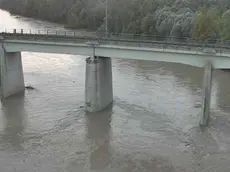 Il Piave in piena a Ponte di Piave
