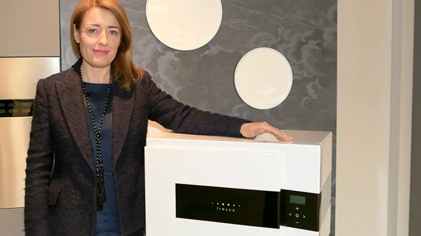 Ferrazza Tarzo azienda Irinox presentazione abbattitore per alimenti Katia Da Ros vice presidente