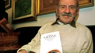 Lo scrittore Giorgio Saviane