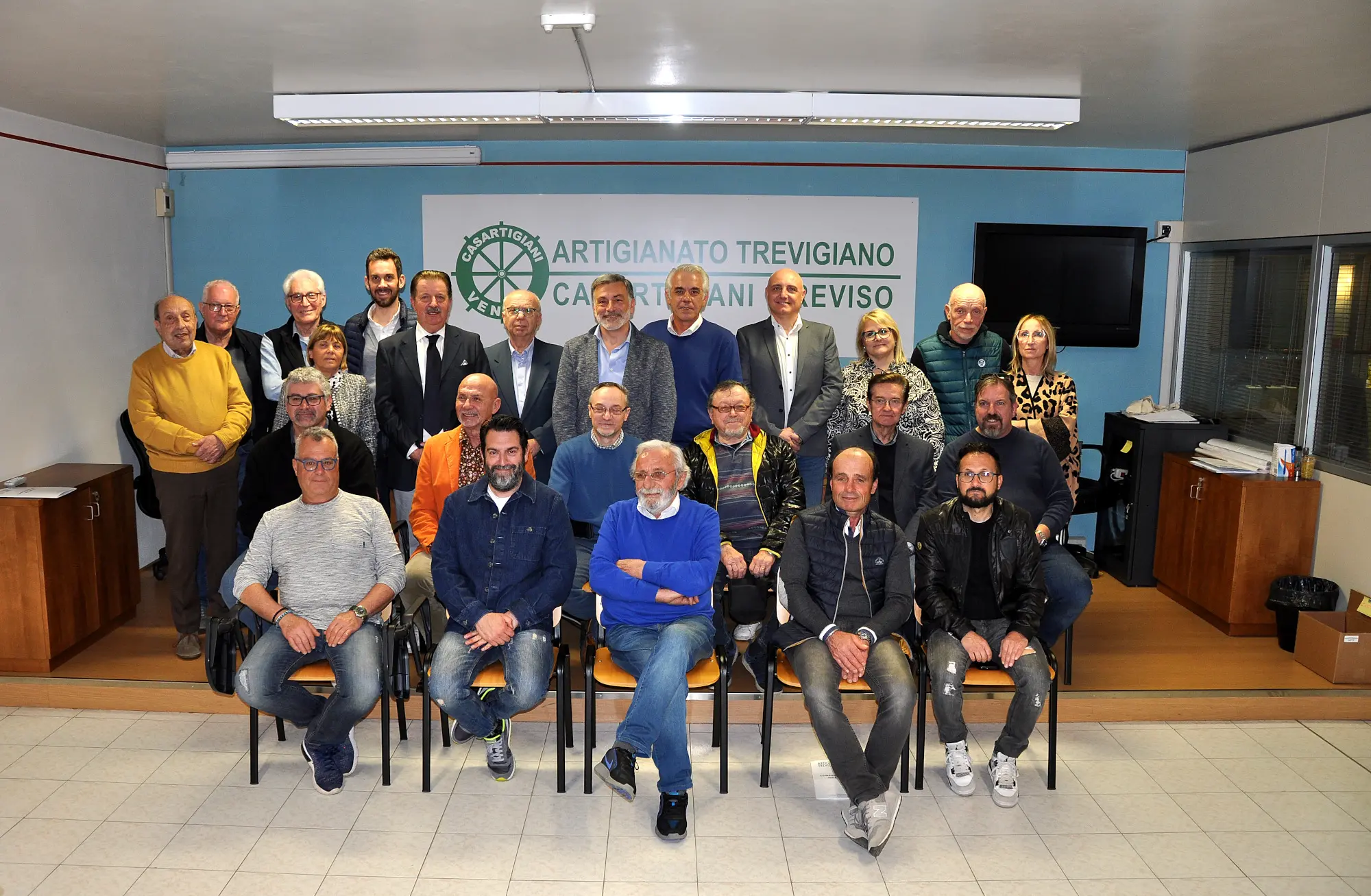 Il nuovo direttivo di Casartigiani eletto lo scorso lunedì 8 aprile 2024