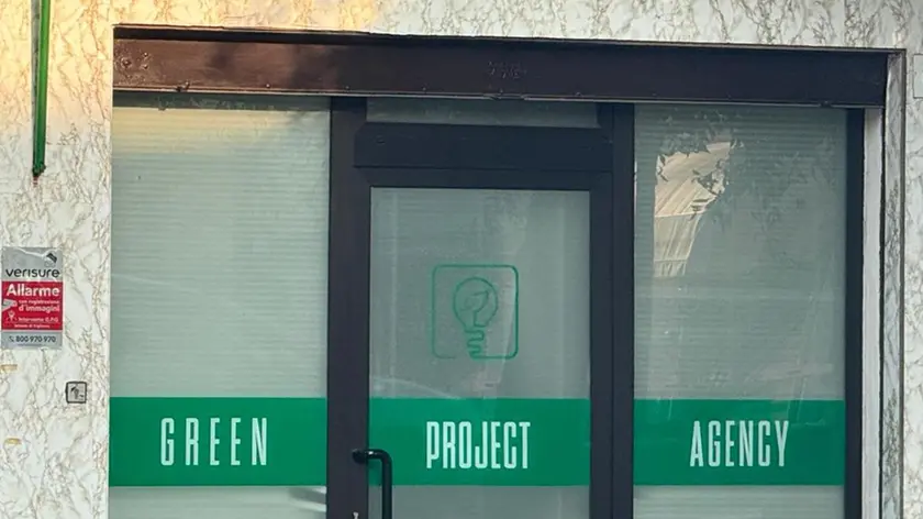 Gli uffici della Green Project Agency a Mestre dove è avvenuta la riunione