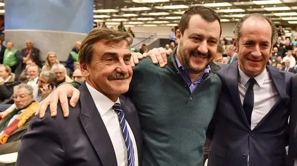 Toni Da Re e Matteo Salvini