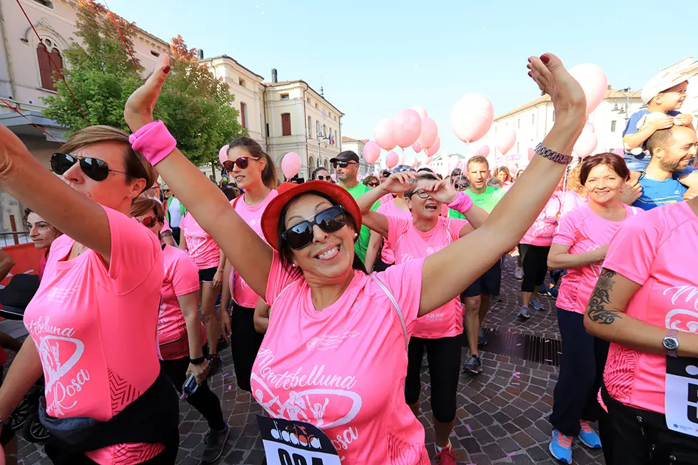 Ferrazza Montebelluna Corsa Rosa partenza e discorsi autorità