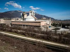 Lo stabilimento Cementi Rossi a Pederobba