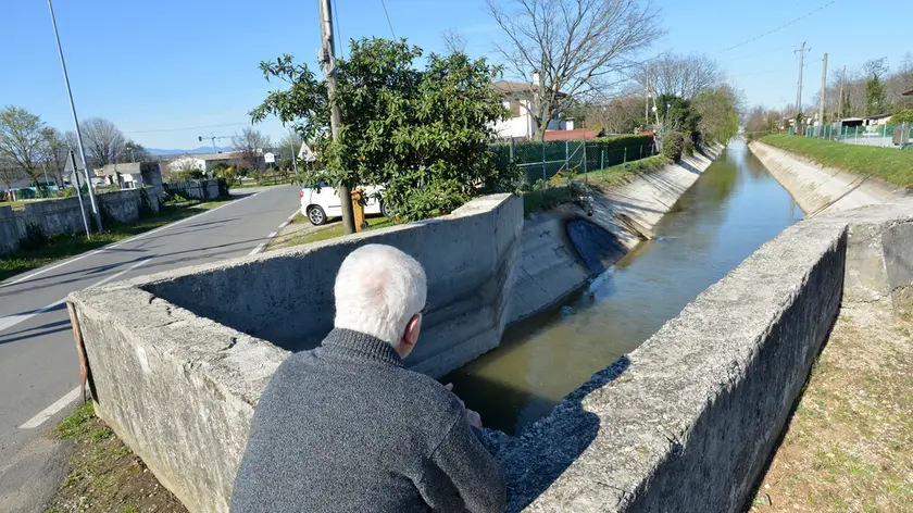 Il sifone di via Piavesella dove è stato fatto il ritrovamento (foto Macca)
