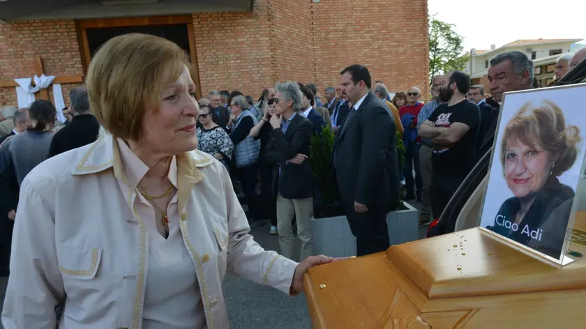 Il funerale di Adriana Costantini