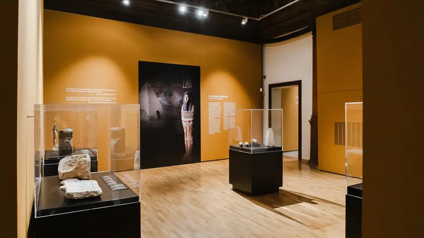 La mostra sull'Egitto a Palazzo Sarcinelli (credit Aurora Scuderi)