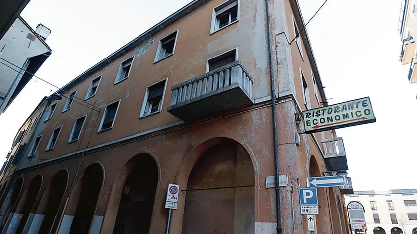 L'ex Eca in piazza Pio X a Treviso