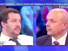Angelo Mascolo con Matteo Salvini