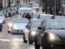 Traffico in centro a Treviso