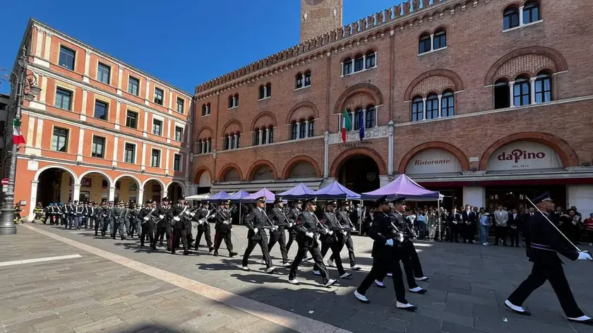 Le celebrazioni del 2 giugno in piazza dei Signori a Treviso
