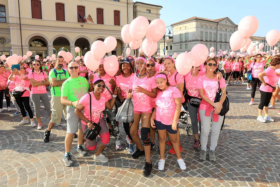 Ferrazza Montebelluna Corsa Rosa partenza e discorsi autorità
