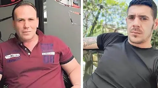 A sinistra il kosovaro Afrim Manxhuka, a destra il nipote Valmir Gashi