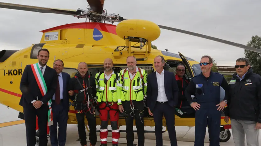 de polo agenzia fotofilm ospedale cà foncello nuovo macchinario radioterapia e eliporto elicottero suem
