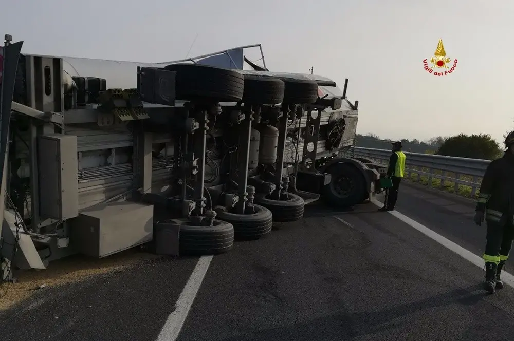 L'incidente di San Vendemiano in autostrada
